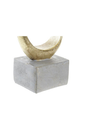 Dekoratyvinė figūrėlė DKD Home Decor Pilka Auksinis 12 x 8 x 25 cm