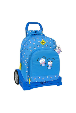 Mokyklinė kuprinė su ratukais El Hormiguero Mėlyna (32 x 42 x 15 cm)