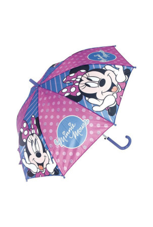 Automatinis skėtis Minnie Mouse Lucky Mėlyna Rožinė (Ø 84 cm)