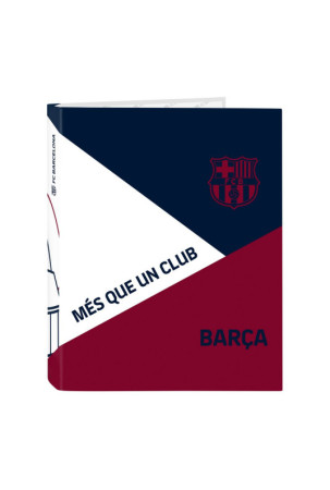 Žiedinis segtuvas F.C. Barcelona Mėlyna Kaštoninė A4 (25 mm)