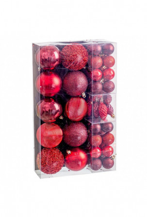 Eglutės rutuliukai Raudona...