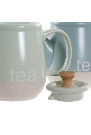 Arbatinukas DKD Home Decor 8424001793235 Mėlyna Žalia Keramikos dirbinys 1 L 22,5 x 12 x 16,5 cm (2 vnt.) Arbatinukas DKD Home Decor 8424001793235 Mėlyna Žalia Keramikos dirbinys 1 L 22,5 x 12 x 16,5 cm (2 vnt.)