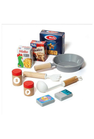 Žaislinė virtuvė Moltó 21293 Medžio Raudona (10 pcs) Žaislinė virtuvė Moltó 21293 Medžio Raudona (10 pcs)