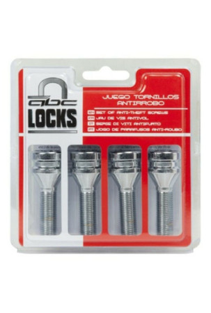 Apsaugos nuo vagystės varžtai BC Corona 12X125 L35 17/19 Sidabras (4 uds)