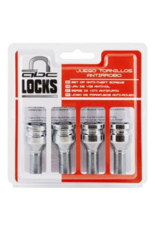 Apsaugos nuo vagystės varžtai BC Corona 12x125 L24 17/19 Sidabras (4 uds)