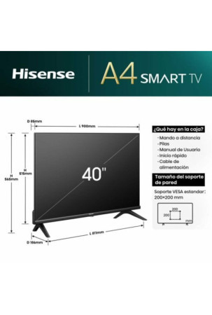 Smart TV Hisense 40A4N 40" Full HD LED D-LED