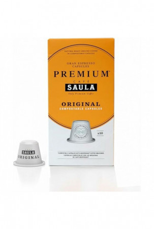 Kavos kapsulės su dėklu...