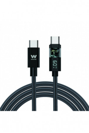 USB-C laidas Woxter Juoda 2 m