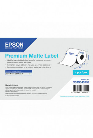 Etiketės spausdinimui Epson...