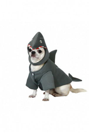 Šuns kostiumas M dydis Ryklys