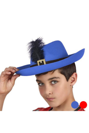 Skrybėlė Mėlyna Raudona