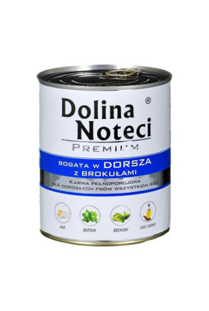 Šlapias maistas Dolina Noteci Premium Menkė Brokoliai 800 g