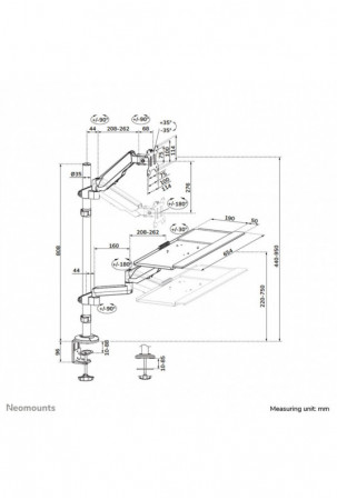 Ekrano laikiklis Neomounts...