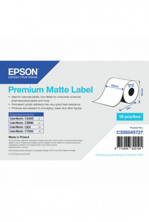 Etiketės spausdinimui Epson...