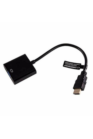 HDMI - VGA adapteris GEMBIRD S0223205 1080 px 60 Hz Juoda 15 cm