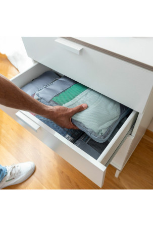 Suspaudžiami lagaminų organizavimo maišeliai Compakube InnovaGoods 4 Dalys Suspaudžiami lagaminų organizavimo maišeliai Compakube InnovaGoods 4 Dalys