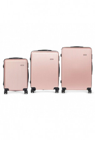 Lagaminų rinkinys Rožinė...