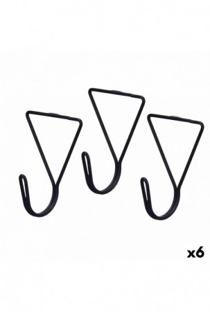 Kabliukai Juoda Metalinis...