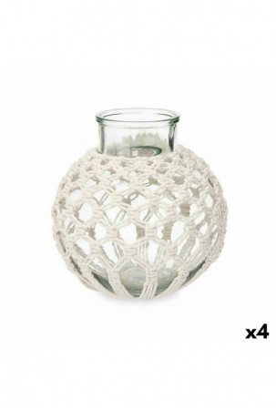 Vaza Balta Audinys stiklas...