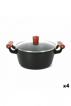 Puodas su stikliniu dangčiu...