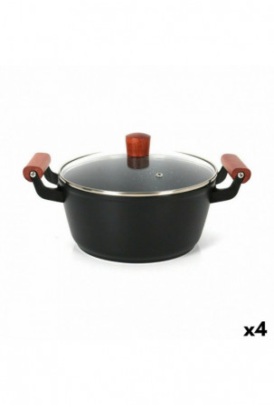 Puodas su stikliniu dangčiu...