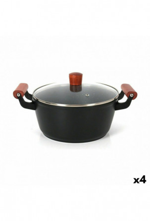 Puodas su stikliniu dangčiu...