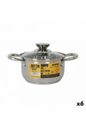 Puodas su stikliniu dangčiu...