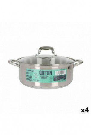 Puodas su stikliniu dangčiu...