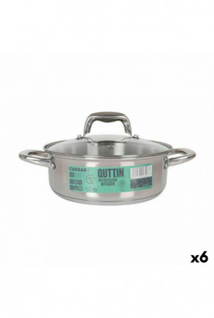 Puodas su stikliniu dangčiu...