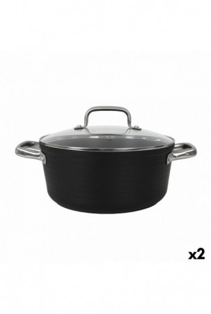 Puodas su stikliniu dangčiu...