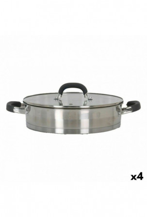 Puodas su stikliniu dangčiu...