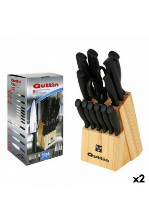 Peilių rinkinys su mediniu...