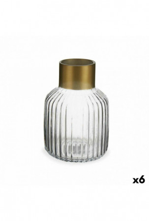 Vaza Skaidrus Auksinis...