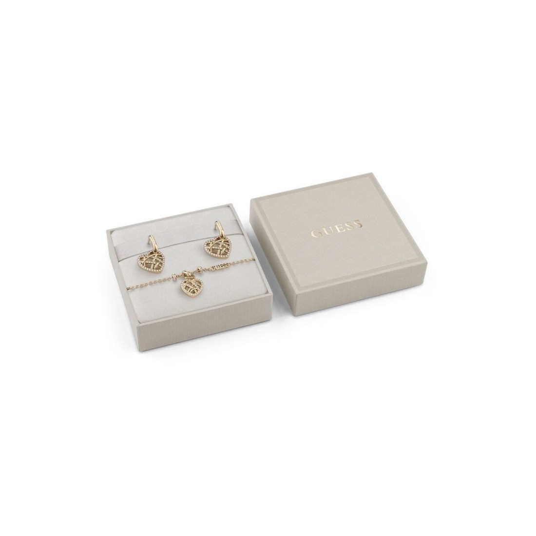 Apyrankių ir auskarų komplektas Guess JUBS03190JWYGS