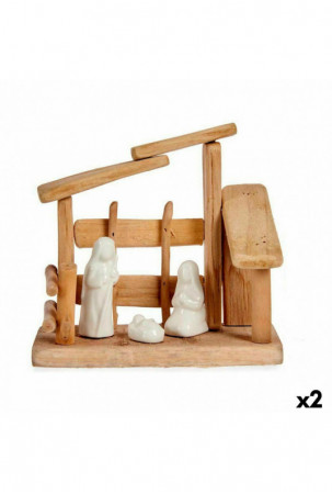 Kalėdų prakartėlės scena...