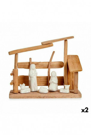 Kalėdų prakartėlės scena...