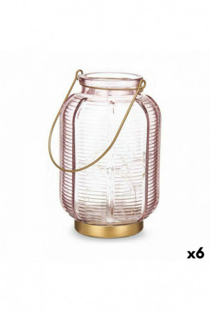 LED žibintas Dryžiai Rožinė...