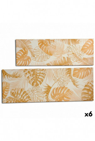 Drobė Augalo lapas Auksinis...