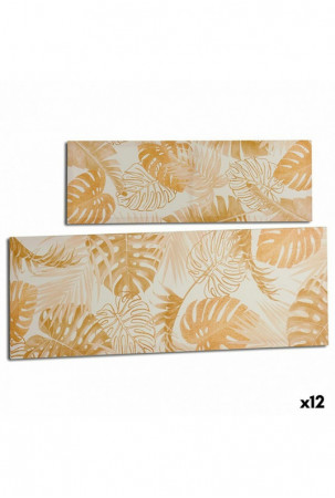 Drobė Augalo lapas Auksinis...