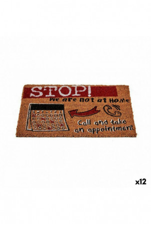 Durų kilimėlis Stop Juoda...
