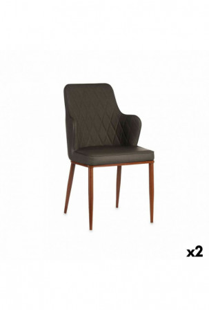 Fotelis Rombas Juoda Pilka...