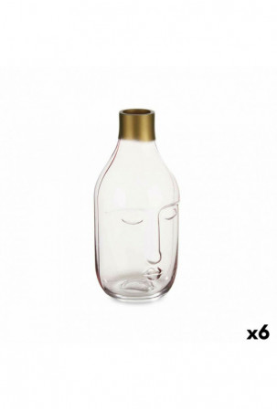 Vaza Veidas Rožinė stiklas...