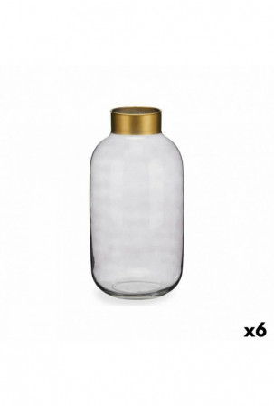 Vaza Pilka Auksinis stiklas...