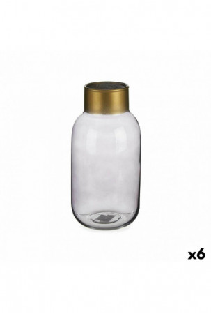 Vaza Pilka Auksinis stiklas...