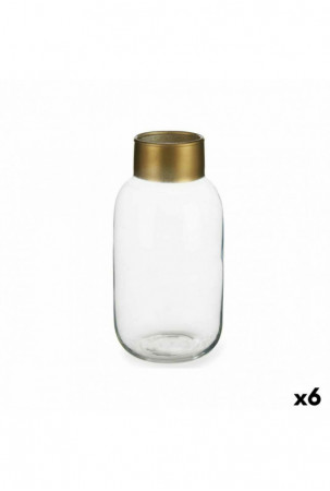 Vaza Skaidrus Auksinis...