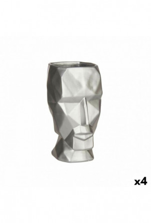 Vaza 3D Veidas Sidabras...