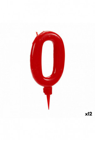 Žvakė Gimtadienio Raudona...