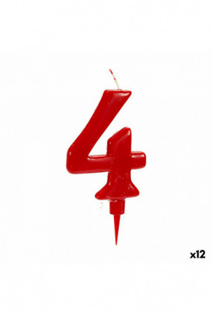 Žvakė Gimtadienio Raudona...