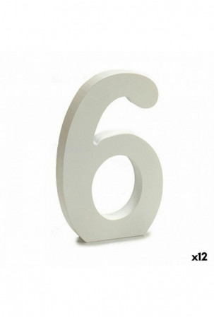 Numeriai 6 Medžio Balta...