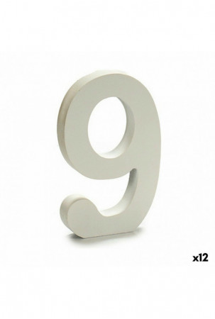 Numeriai 9 Medžio Balta...
